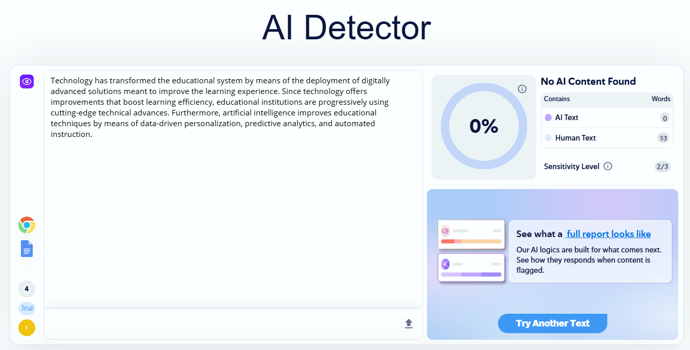 after humanizing AI detection