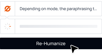 ezHumanizer AI Humanizer Rehumanize feature